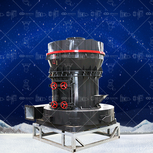 Cyclone powder collector separating qualified humic acid fine powder from the air stream.